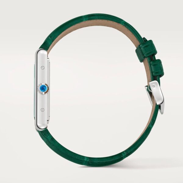Cartier Tank Must firstcopy Japanese Premium Medium Silver Green Unisex Watch
