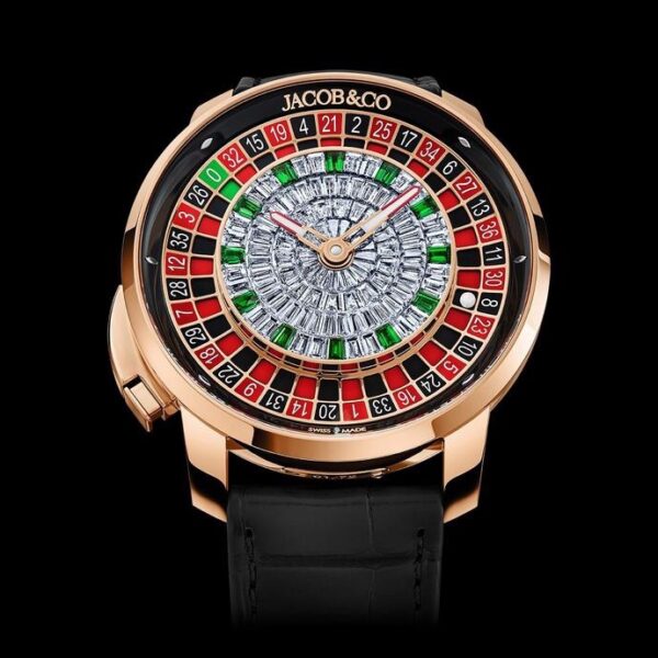 Jacob & Co Casino Tourbillon Rose Gold Men’s Sports Firstcopy Replica ETA Watch