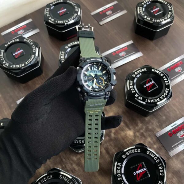Casio G-Shock firstcopy Mudmaster GG-1000-1A3DR Black Analog-Digital Green Strap Men’s Watch