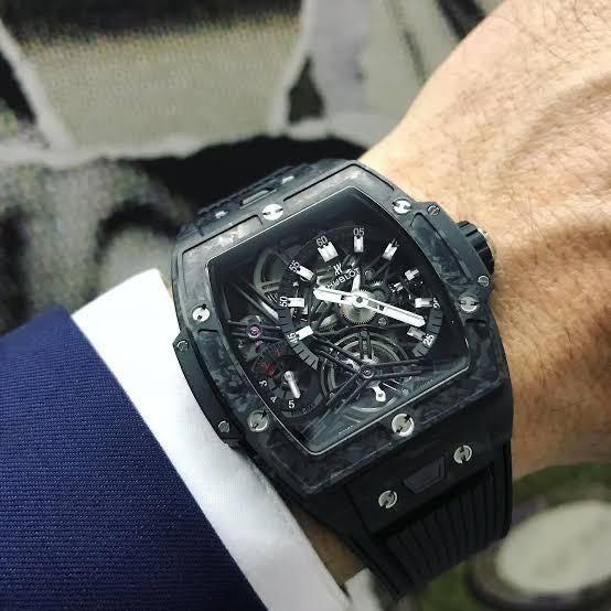 Hublot Spirit of Big Bang Tourbillon firstcopy Carbon Black 42mm Swiss Automatic Men’s Watch