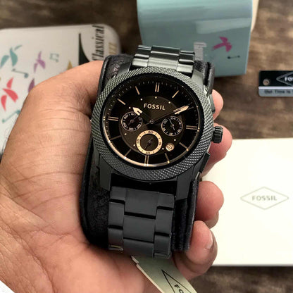 Fossil firstcopy FS4682 Japanese Brown Dial Stainless Steel Men’s Watch