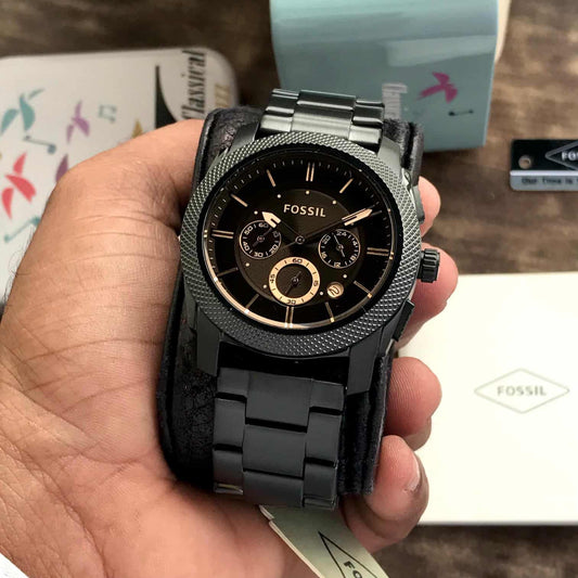 Fossil firstcopy FS4682 Japanese Brown Dial Stainless Steel Men’s Watch