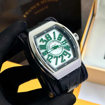Franck Muller Vanguard firstcopy Crazy Hours Green Swiss ETA V45CHBR Automatic Men’s Watch