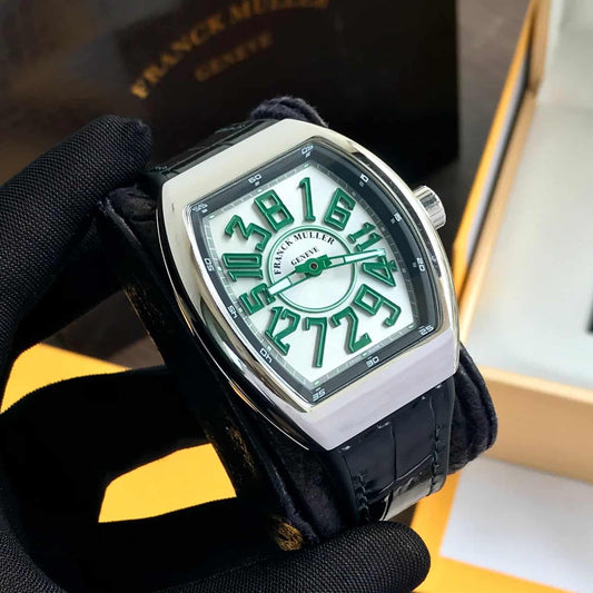 Franck Muller Vanguard firstcopy Crazy Hours Green Swiss ETA V45CHBR Automatic Men’s Watch