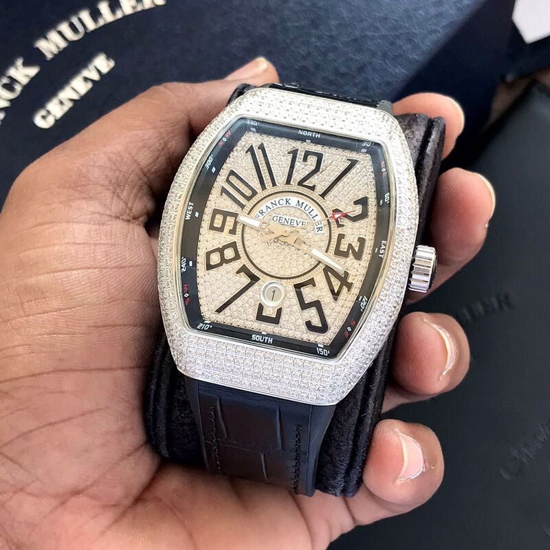 Franck Muller Vanguard firstcopy Diamonds 43mm Swiss Automatic Men’s Watch