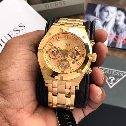 Guess GW0260G4 firstcopy Chronograph Gold Tone Stainless Steel Men’s Watch