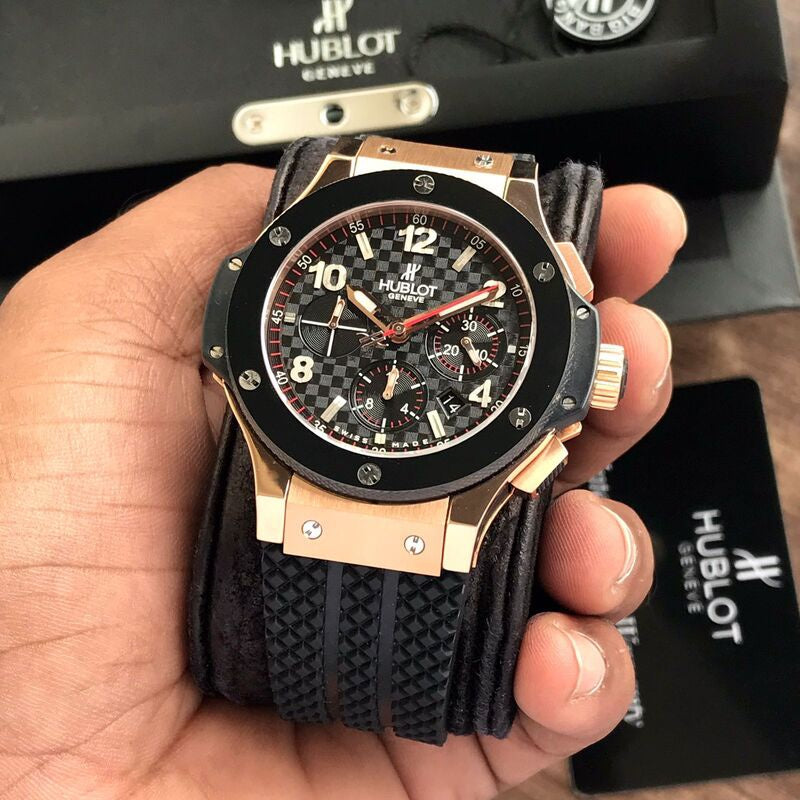 Hublot Big Bang firstcopy Rosegold Black Swiss ETA Automatic Men’s Watch