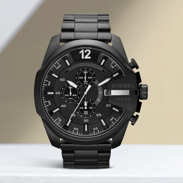 Diesel Mega Chief firstcopy DZ4283 Full Black Chronograph Men’s Watch