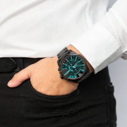 Diesel Mega Chief firstcopy DZ4318 Black Chronograph Men’s Watch