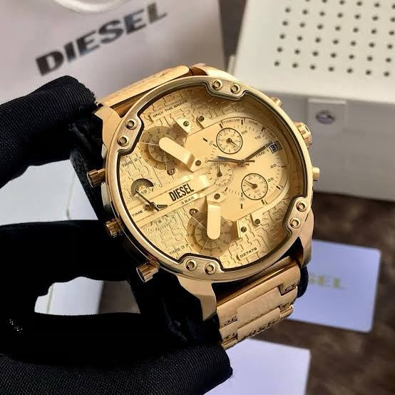 Diesel Big Daddy firstcopy DZ7479 2.0 Gold Edition Analog Chronograph Men’s Watch