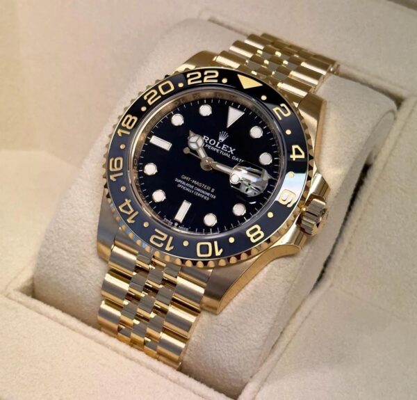 Rolex GMT Master Full Gold Swiss ETA 3255 Clean Automatic firstcopy Watch