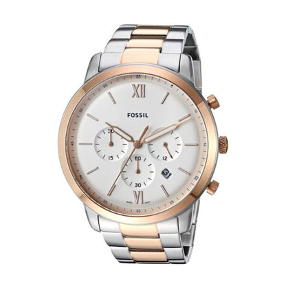 Fossil firstcopy FS5475 Two Tone White Dial Chronograph Men’s Watch