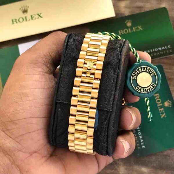 Rolex Datejust 41 Yellow Gold Tone White Dial Jubilee Chain Japanese Automatic Mens Watch firstcopy