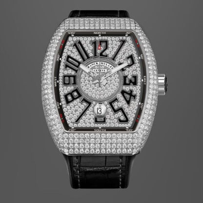 Franck Muller Vanguard firstcopy Diamonds 43mm Swiss Automatic Men’s Watch