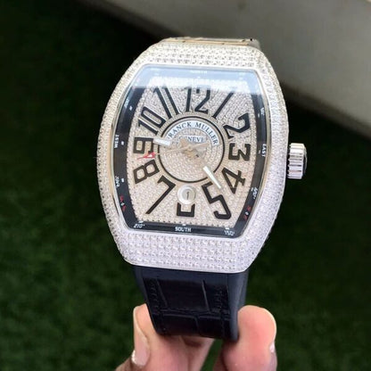 Franck Muller Vanguard firstcopy Diamonds 43mm Swiss Automatic Men’s Watch