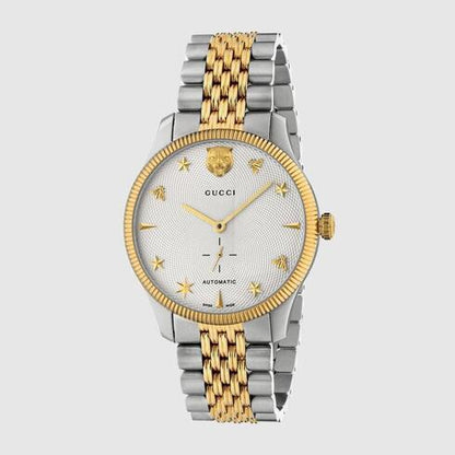 Gucci G-Timeless firstcopy White Dial Star Bee Lions Head Automatic Men’s Watch
