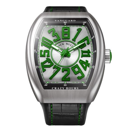 Franck Muller Vanguard firstcopy Crazy Hours Green Swiss ETA V45CHBR Automatic Men’s Watch