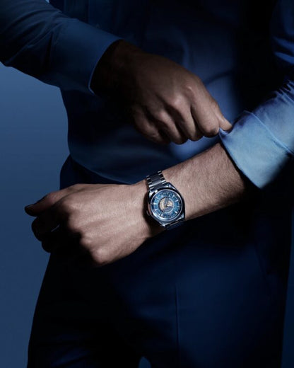 Omega Aqua Terra World Map Dial Automatic Watch – Premium First Copy for Men