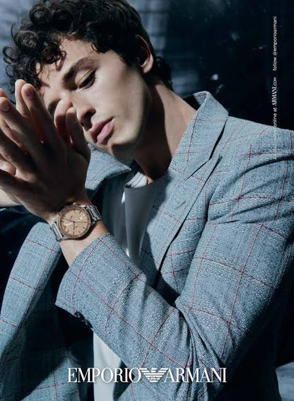 Emporio Armani AR11352 Mario Firstcopy Stainless Steel Men's Watch