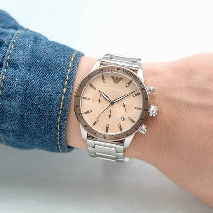 Emporio Armani AR11352 Mario Firstcopy Stainless Steel Men's Watch