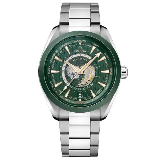Omega Aqua Terra firstcopy 43mm GMT Worldtimer Co-Axial Automatic Men’s Watch