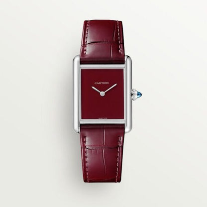 Cartier Tank Must firstcopy Japanese Large Silver Red Unisex Watch