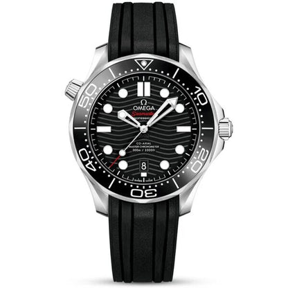 Omega Seamaster firstcopy Black Dial Swiss ETA Automatic Black Rubber Strap Men’s Watch
