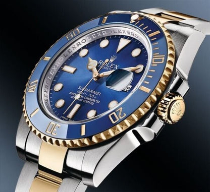Rolex Submariner Two Tone Blue Dial Japanese Automatic firstcopy Watch