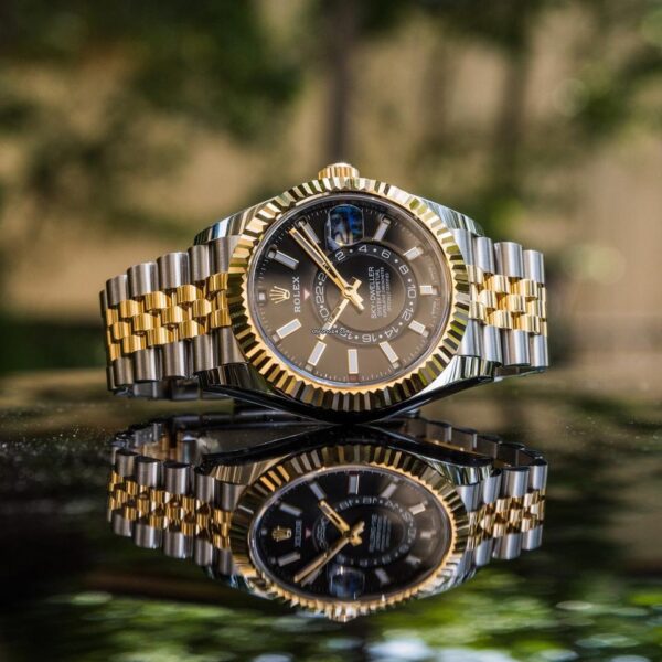 Rolex Sky-Dweller Black Dial Two Tone Automatic firstcopy Watch
