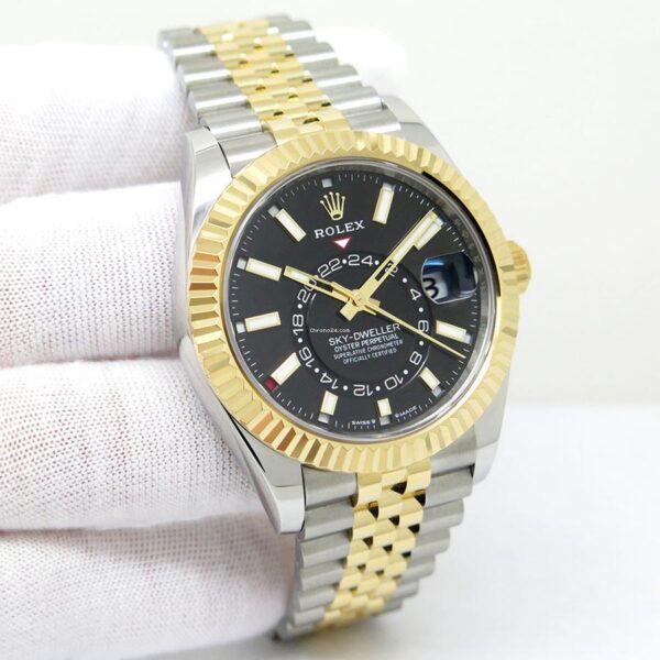 Rolex Sky-Dweller Black Dial Two Tone Automatic firstcopy Watch