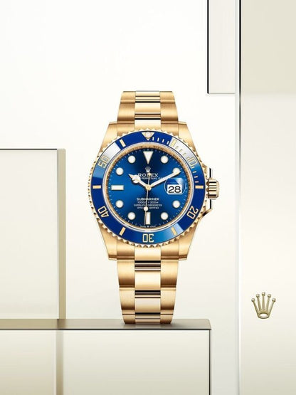 Rolex Submariner Full Gold Blue Dial Japanese Automatic firstcopy Watch