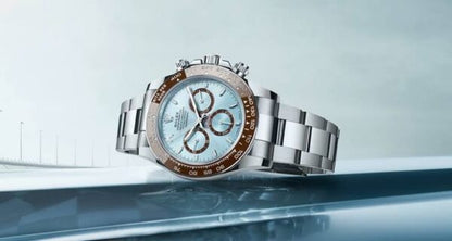 Rolex Daytona Cosmograph Stainless Steel Sky Blue Dial Japanese Automatic Mens Watch firstcopy