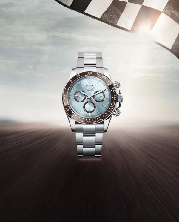 Rolex Daytona Cosmograph Stainless Steel Sky Blue Dial Japanese Automatic Mens Watch firstcopy