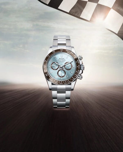 Rolex Daytona Cosmograph Stainless Steel Sky Blue Dial Japanese Automatic Mens Watch firstcopy