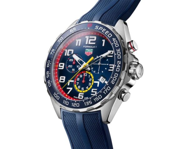 Tag Heuer Formula 1 Red Bull Racing Blue Rubber Belt Firstcopy Replica Watch