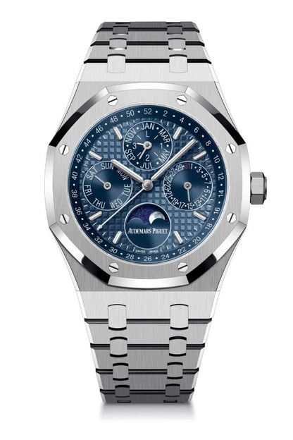 Audemars Piguet Perpetual Calendar Silver Blue Men’s Sports Firstcopy Watch
