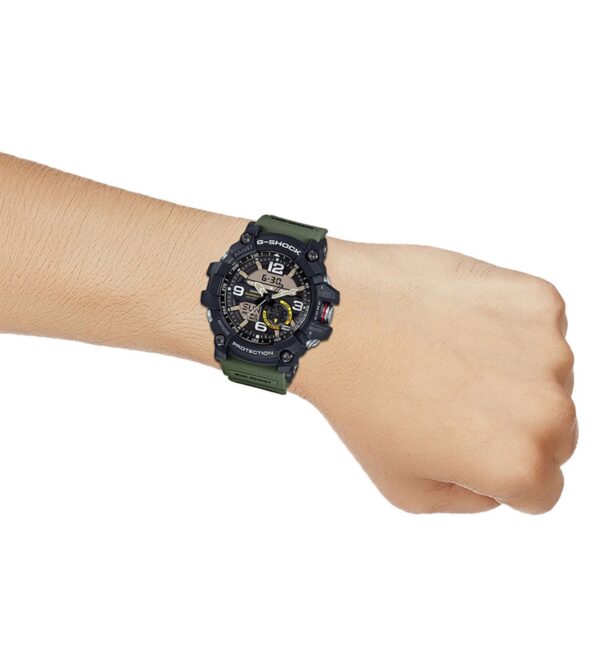 Casio G-Shock firstcopy Mudmaster GG-1000-1A3DR Black Analog-Digital Green Strap Men’s Watch