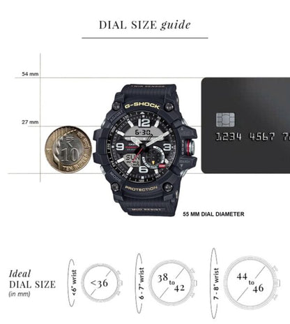 Casio G-Shock firstcopy Mudmaster GG-1000-1ADR Black Analog-Digital Black Strap Men’s Watch