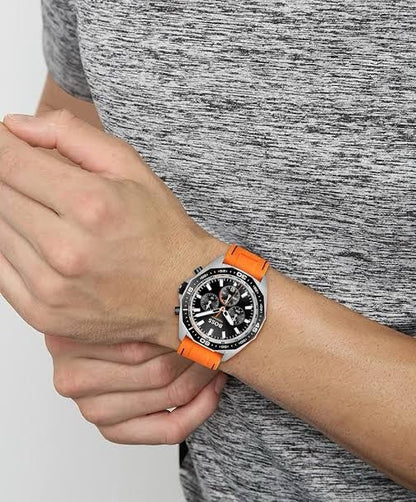 Hugo Boss 1513970 Men’s Sports Orange Silicon Firstcopy Replica Watch