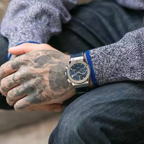 Hublot Big Bang firstcopy Japanese Blue Chronograph Men’s Watch