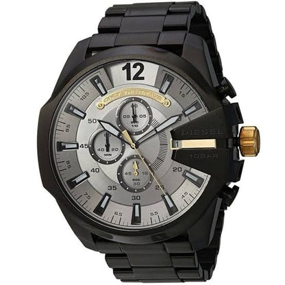 Diesel Mega Chief firstcopy DZ4379 Black & Grey Chronograph Men’s Watch