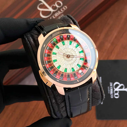 Jacob & Co Casino Tourbillon Rose Gold Men’s Sports Firstcopy Replica ETA Watch