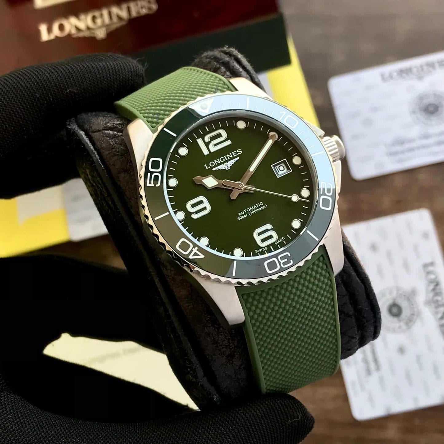 Longines HydroConquest firstcopy Automatic Green Dial Men’s Watch