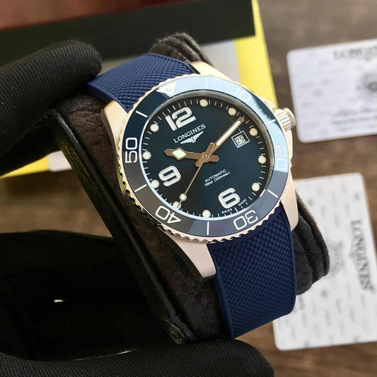 Longines HydroConquest firstcopy Silver Blue Fiber Automatic Men’s Watch