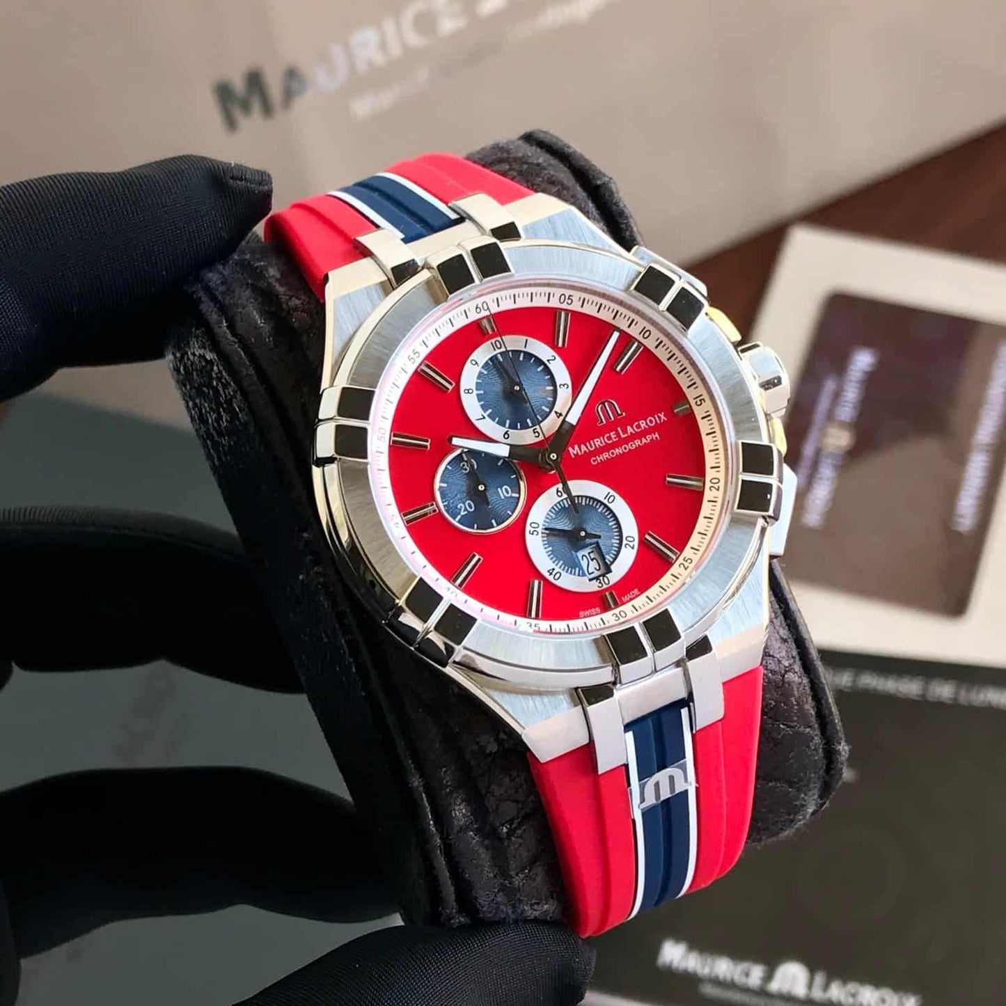 Maurice Lacroix Aikon firstcopy Supermarine Quartz Chronograph Men’s Watch