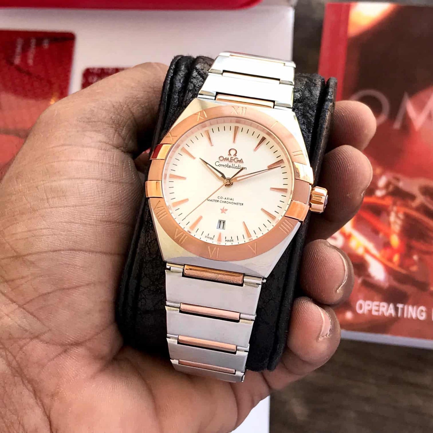 Omega Constellation firstcopy RoseGold White Dial Japanese Automatic Men’s Watch