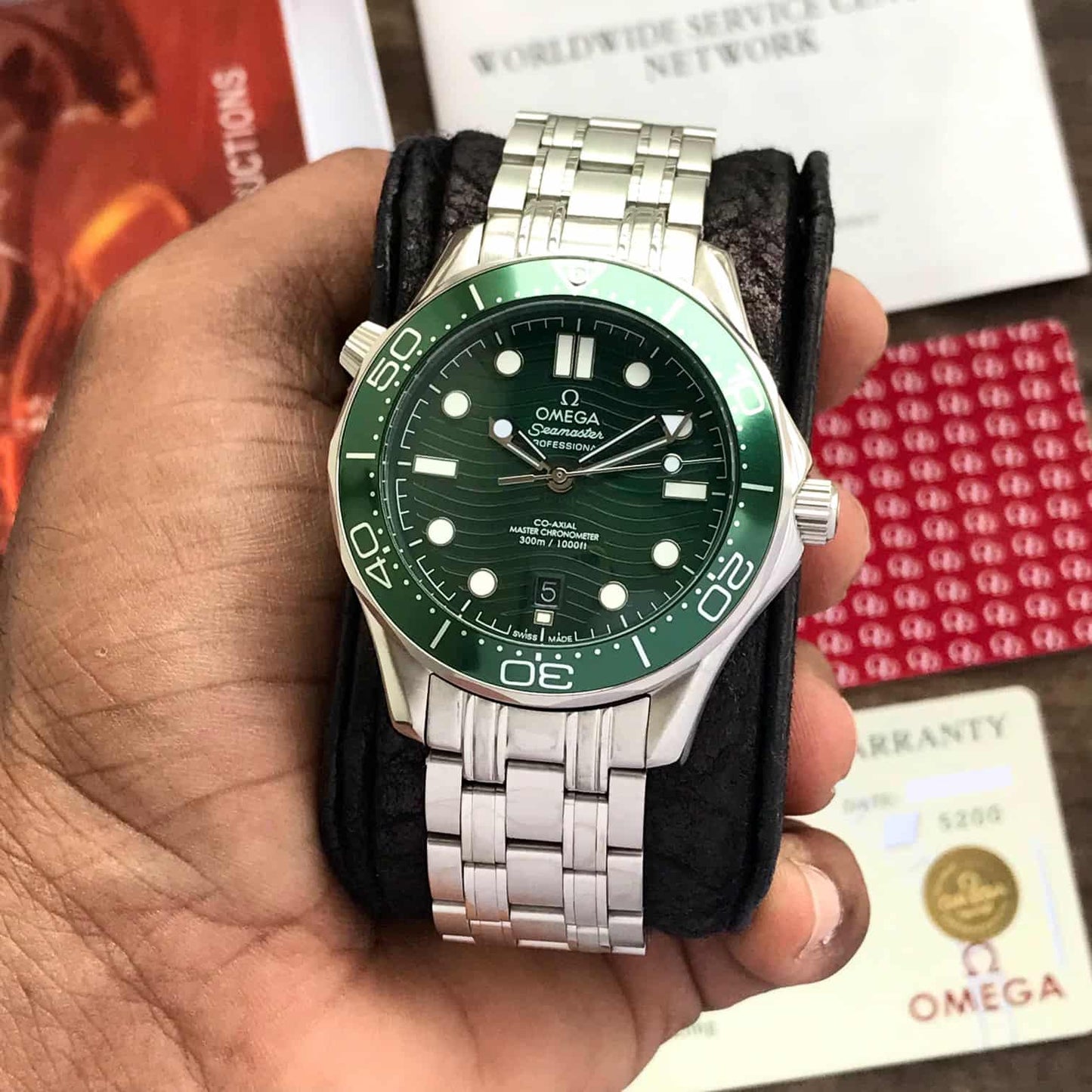 Omega Seamaster firstcopy Diver 300M Green Dial Automatic Men’s Watch