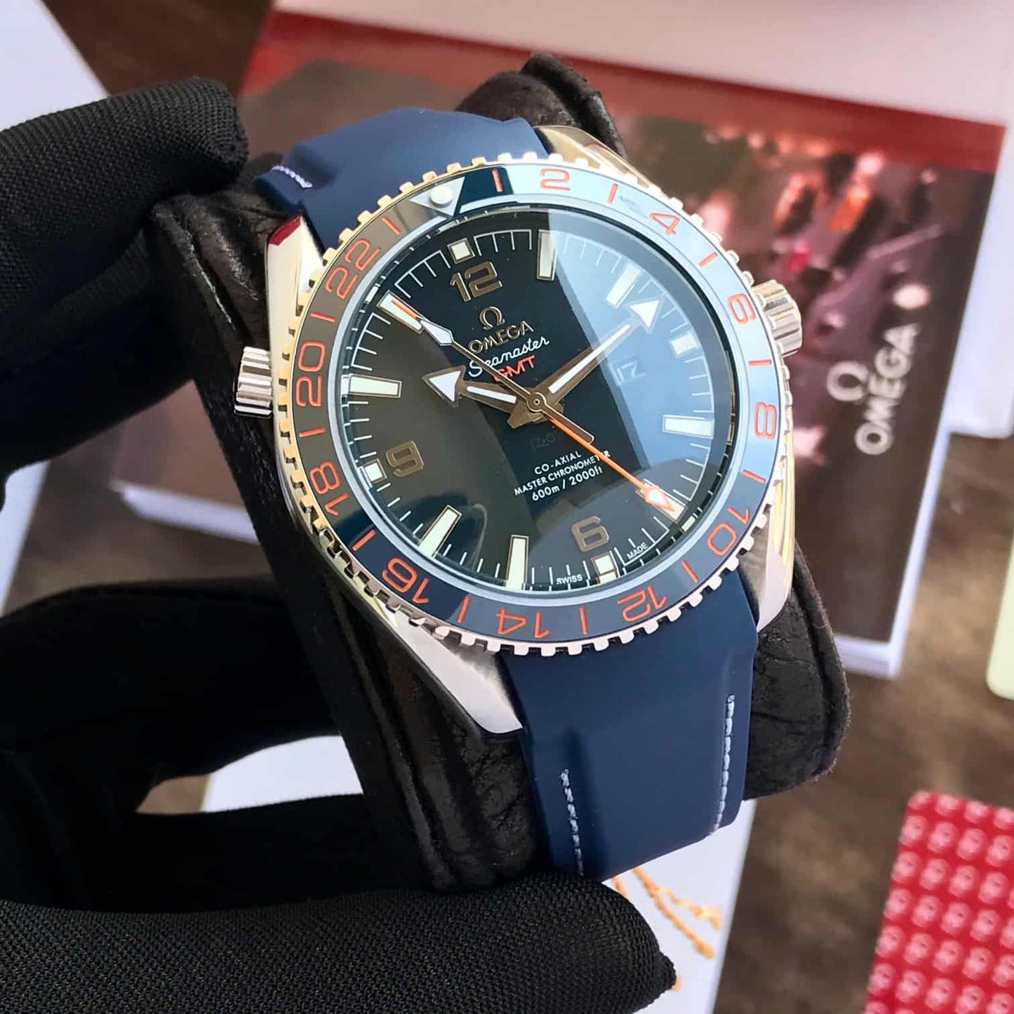 Omega Seamaster firstcopy Superocean GMT Swiss Automatic Blue Men’s Watch