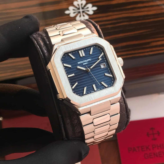 Patek Philippe Cubitus firstcopy Stainless Steel Blue Dial Automatic Men’s Watch