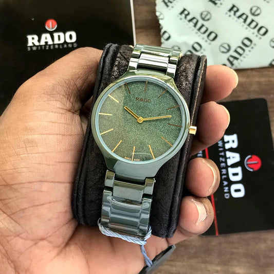 Rado True Thinline firstcopy Green Ceramica Japanese Unisex Watch